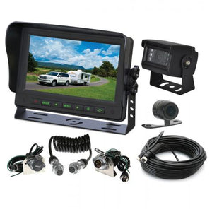 Gator GT70SDTK Commercial Grade Dual Reversing Camera and 7-inch Monitor Kit with Trailer Connection Cables